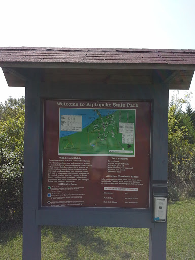 Kiptopeke State Park Raptor Trail Entrance