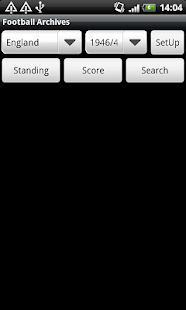 Android application Football Archives screenshot