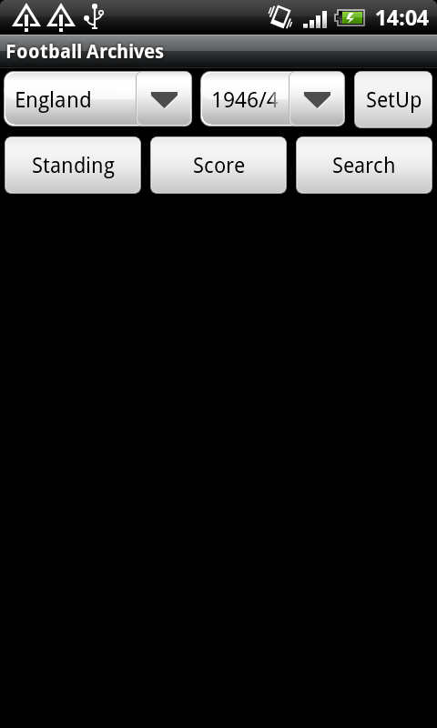 Android application Football Archives screenshort