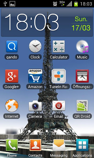 Eiffel Tower 3D Live Wallpaper