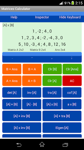 Matrices Calculator Free Trial