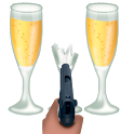 shooting glass games icon