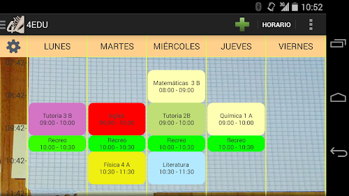 Android application 4EDU Teachers Gradebook screenshort