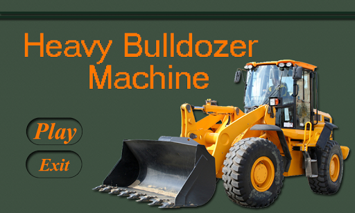 Heavy Bulldozer Machine