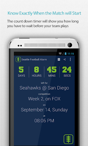 Seattle Football Alarm Pro