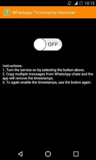 Timestamp Remover