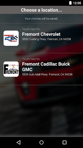 Fremont Auto Group DealerApp