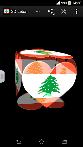 【免費個人化App】3D Lebanon Cube Flag LWP-APP點子