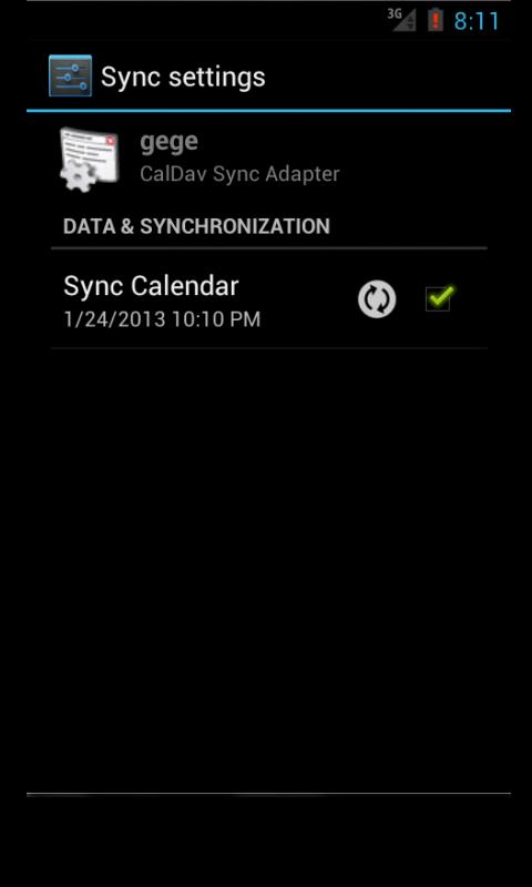    Caldav Sync Free Beta- screenshot  