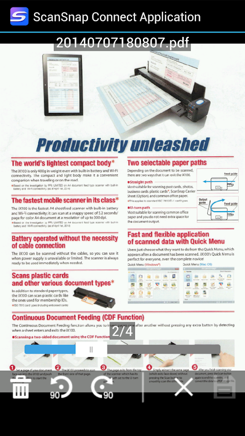 ScanSnap Connect Application. Android Apps on Google Play