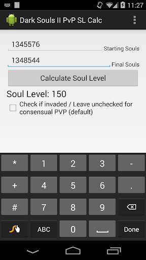 Dark Souls II PvP Level Calc