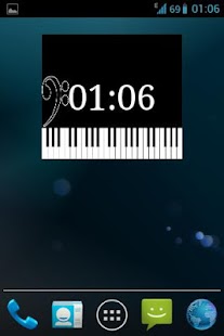 Download Piano Clock Widget APK for Android