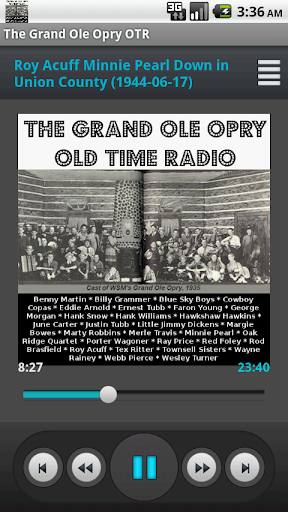 The Grand Ole Opry Radio Shows