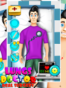   Lungs Doctor Real Surgery Game- screenshot thumbnail   