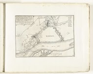 Plattegrond van Mainz, ca. 1702