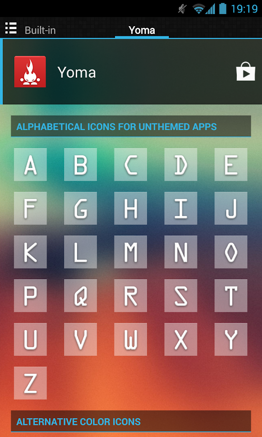 Yoma (apex, nova, adw icons) - screenshot