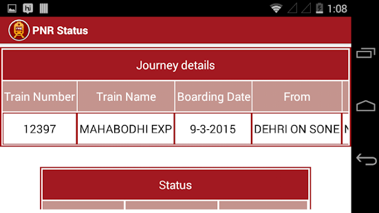PNR STATUS Screenshots 3