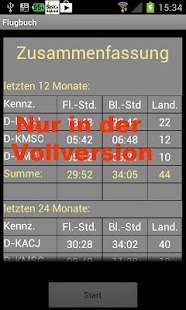 Flugbuch Screenshots 6