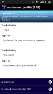 Aanbevolen Lijm Gids (RAG) Screenshots 5