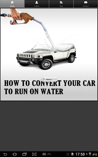 Water as Car Fuel