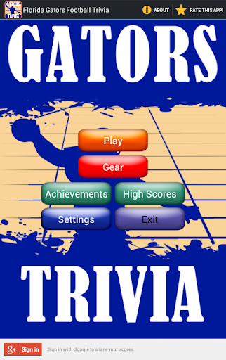 【免費益智App】Florida Gators Football Trivia-APP點子