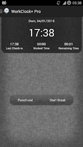 TimeTracker WorkClock+ Pro screenshot 1