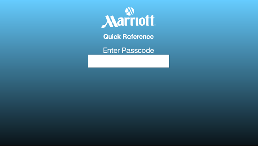 Marriott Quick Reference