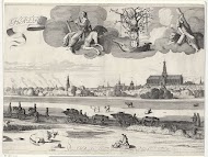 Gezicht op Haarlem A, midden blad