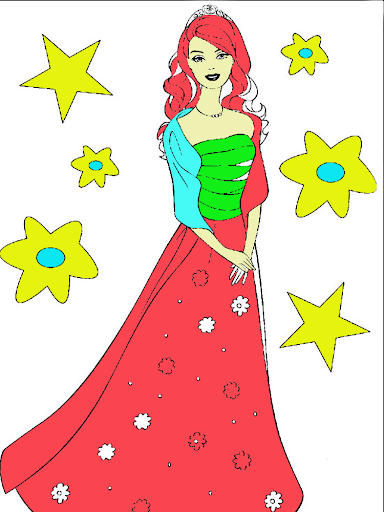 Hit Princess Coloring Page