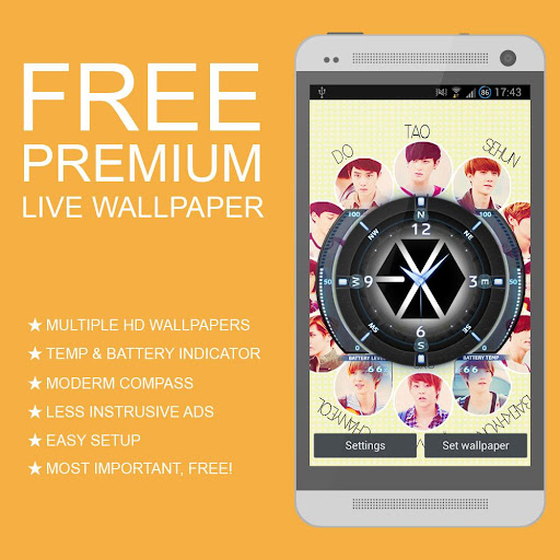 EXO Live Wallpaper HD+