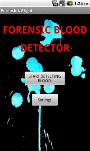 Forensic blood detector