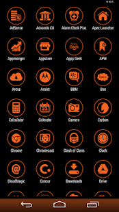 How to mod VM6 Orange Icon Set 2.02 apk for android