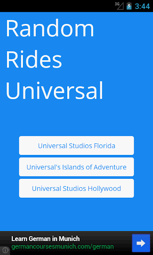 Random Rides: Universal