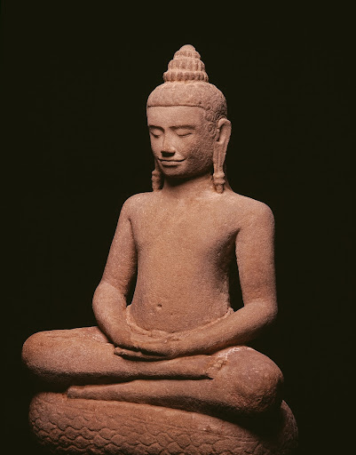 Buddha Meditating on the Naga