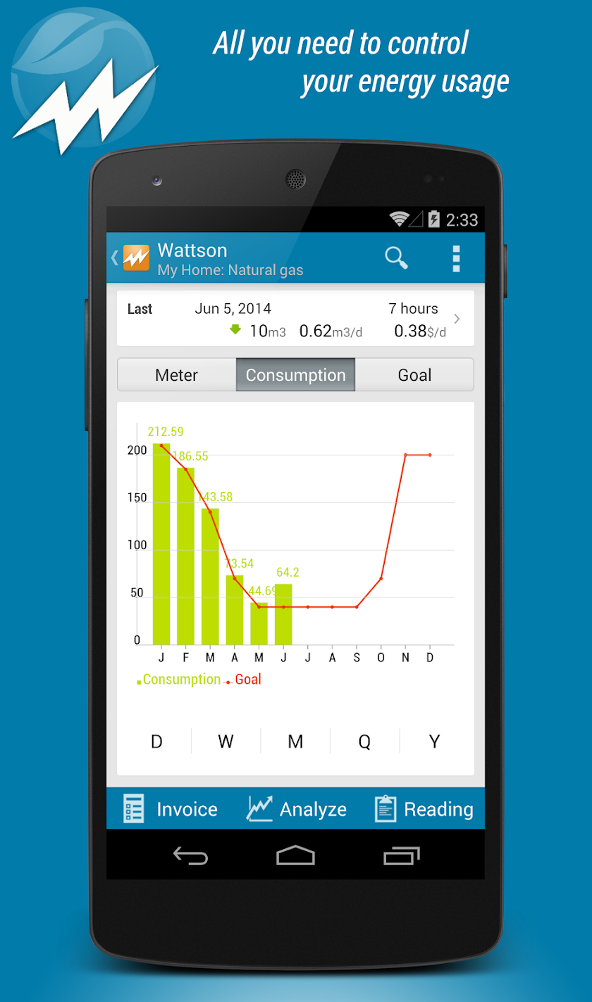 Wattson: Energy Usage Analyzer Screen 3