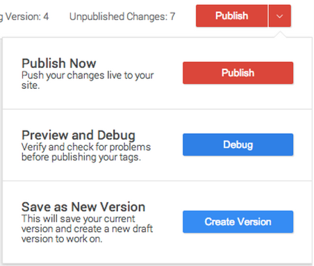 Click the debug button