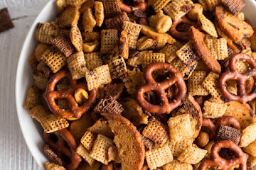 Mom’s Secret Christmas Eve Chex Mix.