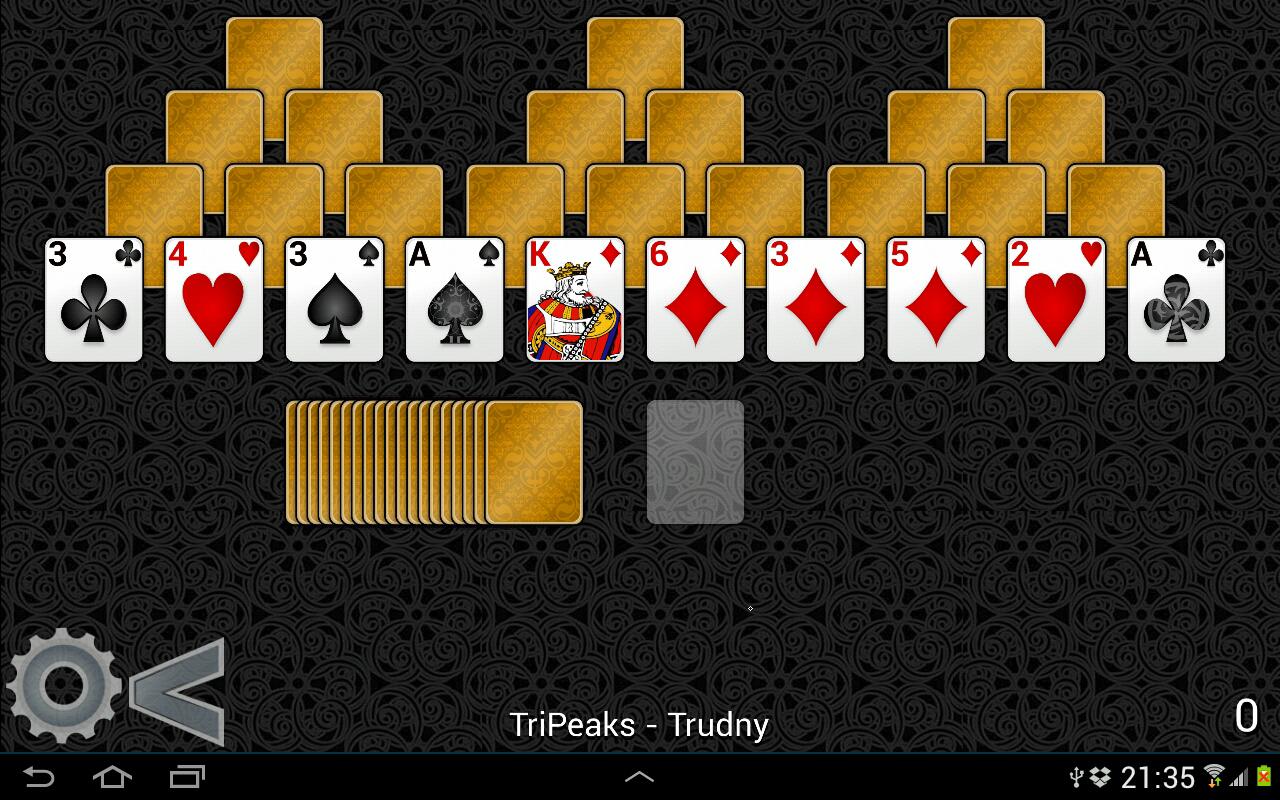 Android application Solitaires Premium screenshort