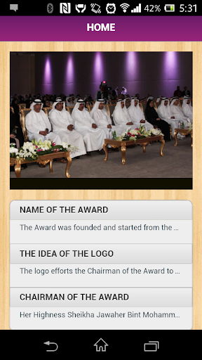 Sharjah Sporting Family Award