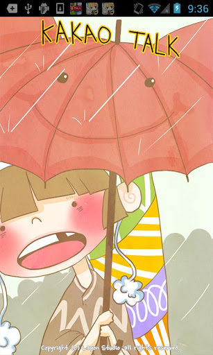 Kakaotalk Theme - Rain Talk