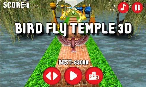 【免費街機App】Bird Fly Temple 3D-APP點子