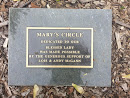 SXU Mary's Circle Dedication Plaque