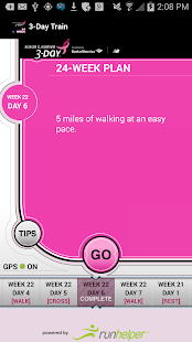 Susan G. Komen 3-Day 24-Week Screenshots 1