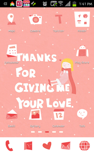 Thanks go launcher theme