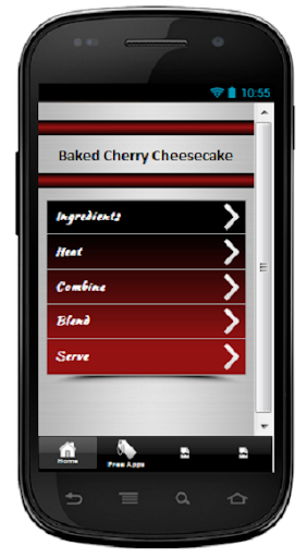 Baked Cherry Cheesecake