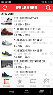 SC - Nike Jordan Release Dates