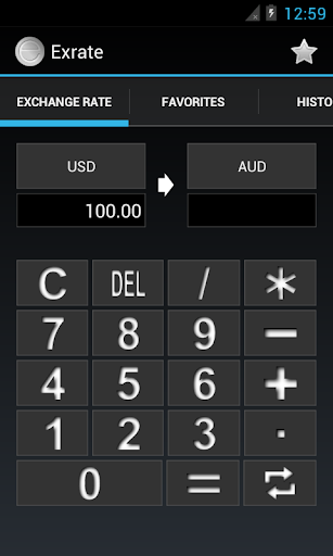 ExRate Exchange Rate Calc