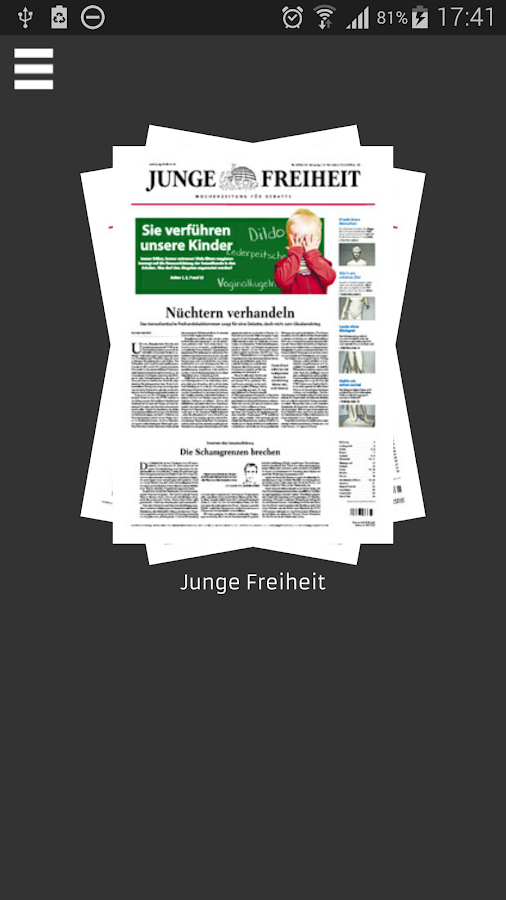 Junge Freiheit - Android Apps on Google Play