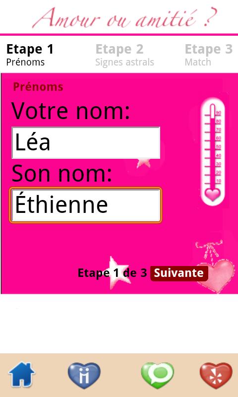 Amour AmitiÃ© - screenshot