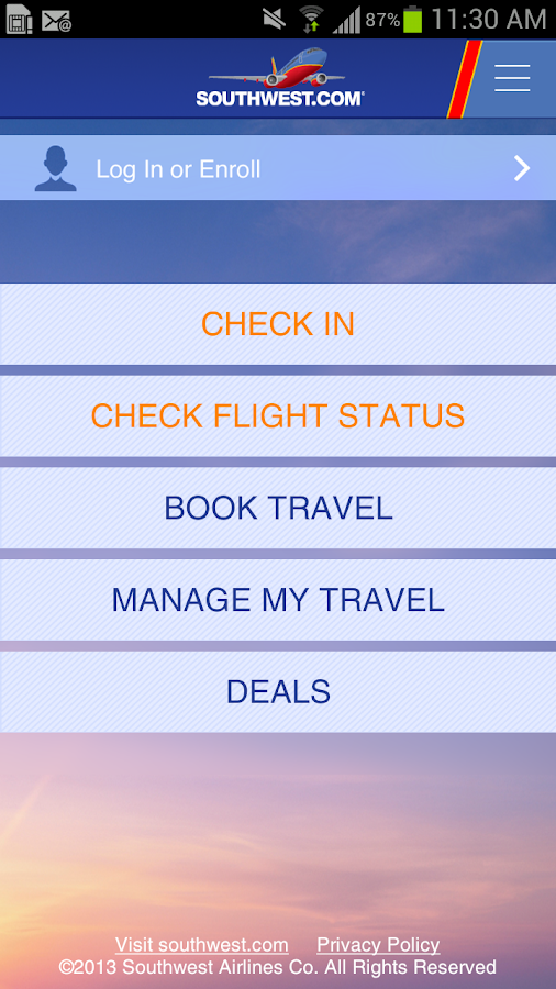 download southwest airlines mobile app